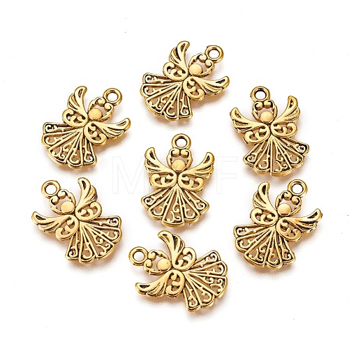 Tibetan Style Alloy Pendants TIBEP-A22571-AG-LF-1