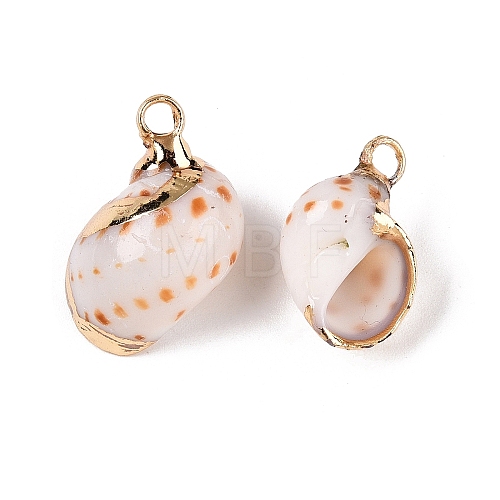 Natural Sea Shell Pendants SSHEL-N038-43-1