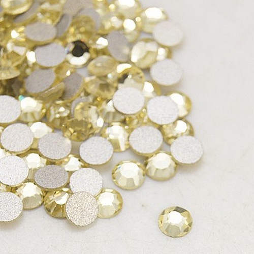 Jonquil Faceted Glass Flat Back Rhinestone for Nail Art X-RGLA-C002-SS10-213-1