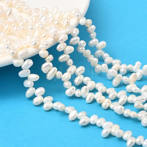 Natural Cultured Freshwater Pearl Beads Strands PEAR-I007-04A-01A-1