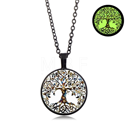 Tree of Life Night Light Necklace for Women PW-WG7D587-04-1