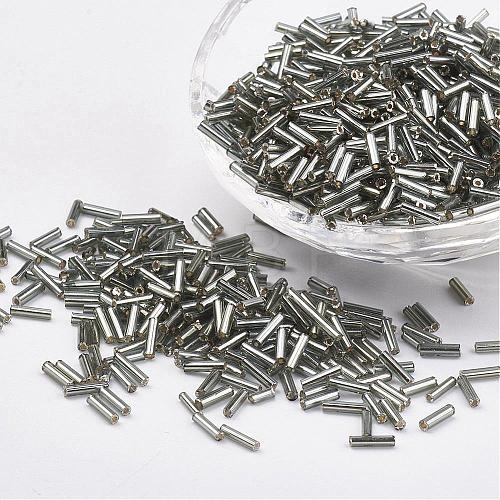 Glass Bugle Beads SEED-E001-12mm-40-1