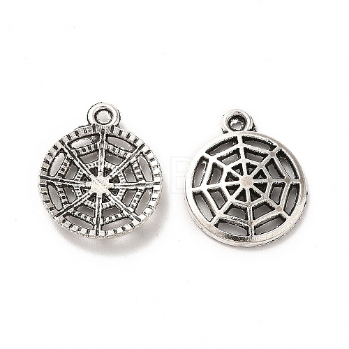 Tibetan Style Alloy Pendants TIBE-B001-03AS-1