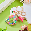 Fruit Series Letter Resin Keychains KEYC-TAC0033-02D-4