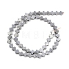 Electroplated Synthetic Non-magnetic Hematite Beads Strands G-J211-A10-03-3