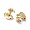 Vacuum Plating 304 Stainless Steel Stud Earrings for Women EJEW-D095-01G-2