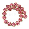 Glass Imitation Jade Beads GLAA-L051-03H-4