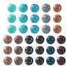 110PCS 10Colors Opaque Acrylic Beads OACR-TA0002-52-3