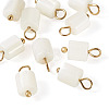 10Pcs Natural Shell Column Charms SHEL-TA0001-38-2