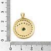 Real 18K Gold Plated Brass Clear Cubic Zirconia Pendants KK-A198-19G-3