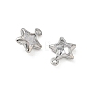 Brass Pave Clear Cubic Zirconia Charms CU-CBAD360-03P-03-2