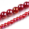 Electroplate Opaque Glass Beads Strands LS-GLAA-T032-P4mm-AB04-4
