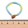 Handwoven Gradient Braided Polyester Cord Pendant Decorations HJEW-F026-01A-3
