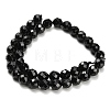 Natural Black Tourmaline Beads Strands G-H329-E02-10mm-3