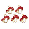 Autumn Theme Alloy Enamel Pendants ENAM-T009-46E-RS-3