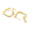 Rack Plating Brass Hoop Earrings for Women EJEW-K263-24G-2