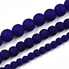 Opaque Glass Beads Strands X-GLAA-T032-P4mm-MD03-4