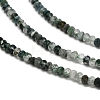 Natural Moss Agate Beads Strands G-C228-A01-2x3mm-4