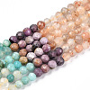 Natural Mixed Gemstone Beads Strands G-D080-A01-02-06-4