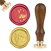 DIY Wood Wax Seal Stamp AJEW-WH0131-268-1