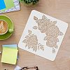 Plastic Reusable Drawing Painting Stencils Templates DIY-WH0172-389-3