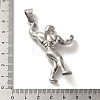 Hip Hop Fitness 316L Surgical Stainless Steel Pendants STAS-H194-01P-02-3