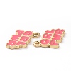 Alloy Enamel Charms ENAM-G201-01LG-B-3