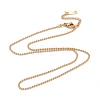 304 Stainless Steel Ball Chain Necklaces NJEW-JN03488-02-2