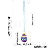 Easter Felt Cloth Pendant Plastic Ball Chain Necklaces for Kid FS-WGB688F-07-1