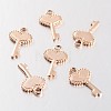 Skeleton key Alloy Pendants PALLOY-J684-25G-1