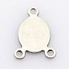 Tarnish Resistant Oval 201 Stainless Steel Chandelier Component Links STAS-P073-26-2