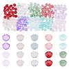 200Pcs 10 Colors Transparent Spray Painted Glass Beads GLAA-DC0001-24-1