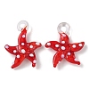 Handmade Lampwork Pendants LAMP-A004-05N-1