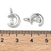 SHEGRACE Brass Micro Pave Cubic Zirconia Pendants XGRQ3D969-464P-3