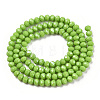 Electroplate Glass Beads Strands EGLA-A034-P10mm-A28-2