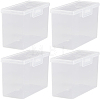 Plastic Card Storage Boxes with Hinged Lids CON-WH20010-06A-6