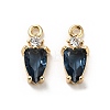 Brass Micro Pave Cubic Zirconia Pendants LS-KK-P301-02G-04-1