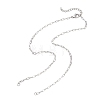 2.5MM 304 Stainless Steel Paperclip Chain Necklace Making AJEW-JB01496-01-1