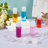 50Pcs Plastic Flip Top Cap Bottles MRMJ-BC0003-56A-4