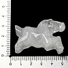 Natural Quartz Crystal Carved Healing Horse Figurines DJEW-D012-05E-3