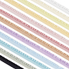 12 Colors Polyamide Pleated Elastic Lace Trim EW-FG0001-03-1