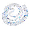 Electroplate Transparent Glass Beads Strands EGLA-N002-21A-B01-2