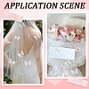 80Pcs 10 Colors Cloth Butterfly Ornament Accessories DIY-CY0004-03-7