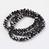Electroplate Opaque Glass Beads Strands LS-EGLA-A034-P6mm-P01-2