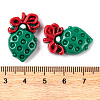 Christmas Decorations Theme Opaque Resin Decoden Cabochons RESI-Z026-01H-3