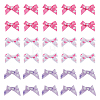 Gorgecraft 60Pcs 3 Colors Bowknot Polyester Ribbon DIY-GF0006-70-6