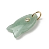 Natural Green Aventurine Pendants G-A297-01G-07-2