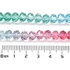 Transparent Painted Glass Beads Strands X1-DGLA-A034-T6mm-A11-3