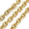 Ion Plating(IP) 304 Stainless Steel Cable Chains CHS-G038-06G-1