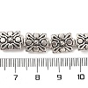 Rectangle Tibetan Style Alloy Beads Strands X-TIBEB-O007-51-NR-4